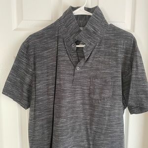 Julian and Mark large SS polo black